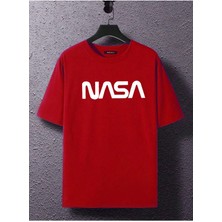 Medinenur  Nasa Baskılı Siyah Tshirt