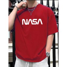 Medinenur  Nasa Baskılı Siyah Tshirt
