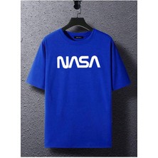 Medinenur  Nasa Baskılı Siyah Tshirt