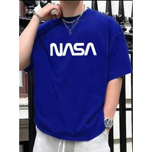 Medinenur  Nasa Baskılı Siyah Tshirt