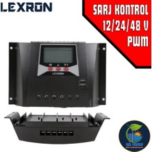 Lexron 60 Amper 12/24/48 Volt Pwm Şarj Kontrol Cihazı