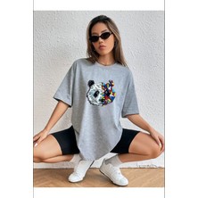 Medinenur  Panda Baskılı T-Shirt