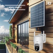 Onvec Güneş Enerjili Solar Kamera 4g 2 Megapiksel Kablosuz Ip Kamera