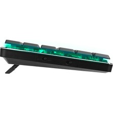 Rampage W-Granıte Siyah/gri Low Profile Blue Swıtch Q Rgb 2,4 Ghz+ Bt Mekanik Gaming Oyuncu Klavye