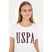 U.S. Polo Assn. Kadın Beyaz T-Shirt 50285843-VR013