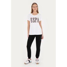 U.S. Polo Assn. Kadın Beyaz T-Shirt 50285843-VR013