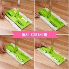 Mop Wipes Mop Uyumlu Çok Amaçlı Islak Temizlik Havlusu Beyaz Sabun Kokulu (2X40=80 Adet 22*36CM)