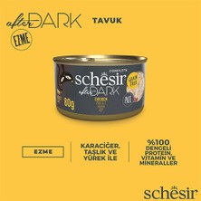 Schesir After Dark Pate Tavuk Etli Tahılsız Yetişkin Kedi Konservesi 12 Adet 80 gr