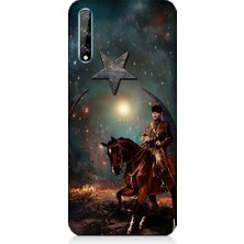 Teknomeg Huawei Y8P Uyumlu Mustafa Kemal Atatürk ve Mücadele Yılları Desenli Silikon Kılıf
