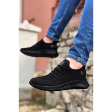 Big King Siyah Örme Triko Hafif Erkek Spor Ayakkabı