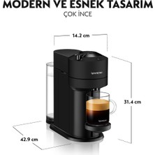 Nespresso Vertuo Next Mat Siyah Kahve Makinesi