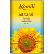 Komili Ayçiçek Yağı 18 lt kk