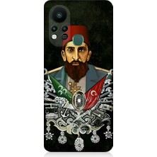 Teknomeg Infinix Hot 11S Uyumlu Osmanlı 2. Abdülhamid Han Desenli Silikon Kılıf
