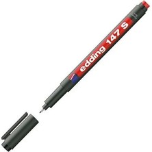 Eddıng Asetat Kalemi Silgili (S) Kırmızı  ( E-147S ) ( 2 Adet )