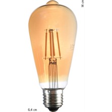 Lambam 3'lü LED Ampul 4W 2500K E27 (Gün Işığı)