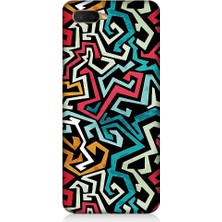 Teknomeg Oppo Rx 17 Neo Uyumlu Pop Art Grafiti Grunge Desenli Silikon Kılıf