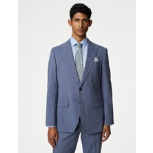 Marks & Spencer Tailored Fit Klasik Keten Ceket