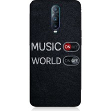 Teknomeg Oppo Rx 17 Pro Uyumlu Müzik On Desenli Silikon Kılıf