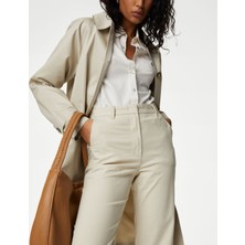 Marks & Spencer Yüksek Bel Straight Leg Chino Pantolon