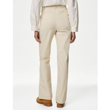 Marks & Spencer Yüksek Bel Straight Leg Chino Pantolon