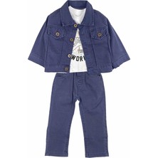 Cico Kids Spor Ceketli Erkek Bebek Takım Lacivert