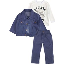Cico Kids Spor Ceketli Erkek Bebek Takım Lacivert