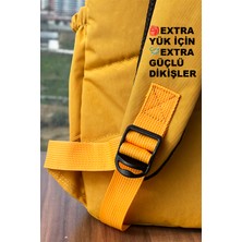 Nemo Bags Koyu Sarı Sırt Çantası Okul Çantası Laptop ve Seyahat Çantası Su Geçirmez Spor Çanta