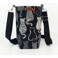 Woodycord 1 Litrelik Tasarım Matara Su Şişesi Taşıma Çantası Bottle Bag