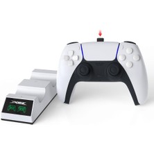 Ps5 Dobe Dual Dock Gamepad Göstergeli Şarj Stand TP5-0508