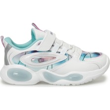 Lumberjack Arwen 4fx Beyaz Kız Çocuk Koşu Ayakkabısı Tekstil Malzeme ile Düz Tabanlı Rahat Kullanım