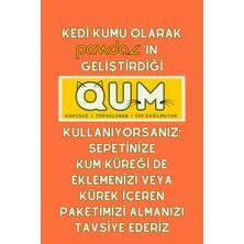 Pawdaz Qum Küreği - Büyük Delikli Büyük Kum Küreği Iri Taneli Kedi Kumları Için (Mavi)