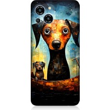 Teknomeg Reeder S23 Pro Max Uyumlu Köpek ve Sandal Desenli Silikon Kılıf