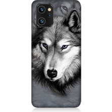 Teknomeg Reeder S19 Max Pro Uyumlu Mavi Gözlü Kurt Desenli Silikon Kılıf