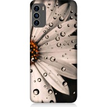 Teknomeg Reeder S19 Max Pro S Uyumlu Papatya ve Su Damlaları Desenli Silikon Kılıf