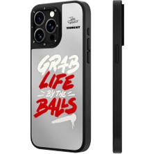 YoungKit iPhone 15 Pro Uyumlu Kılıf Tobias Fonseca Tasarımlı Youngkit Mirror Kapak Kırmızı