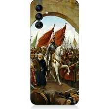Teknomeg Samsung Galaxy A55 Uyumlu Fatih Sultan Mehmet Istanbul Desenli Silikon Kılıf
