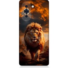 Teknomeg Tecno Nova 10 Uyumlu Yırtıcı Aslan Kral Desenli Silikon Kılıf