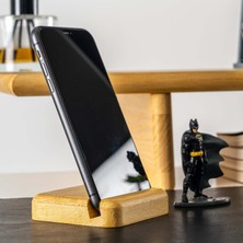 Woodsuppco Masaüstü Telefon Tutucu, Ahşap Telefon Standı, Telefon Tutucu - Çam