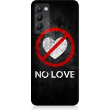 Teknomeg Tecno Camon 18 Uyumlu Aşk Yok Desenli Silikon Kılıf