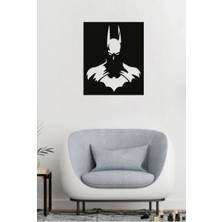 Ensa Design Batman Ahşap Duvar Dekoru - Duvar Süsü - 40X30CM