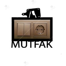 Emach Dizayn Mutfak Ahşap Ikili Priz Çerçevesi Dekorasyon