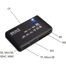 S-Line USB 2.0 Kart Okuyucu Tf Cf Sd Mini Sd Sdhc Mmc Ms Xd Card Read