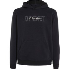 Calvin Klein Siyah Erkek Kapüşon Yaka Sweatshirt 00GMS4W339BAE-PW
