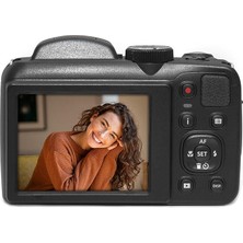 Kodak Astro Zoom AZ255/25X Yakınlaştırma Dijital Fotoğraf Makinesi-Siyah
