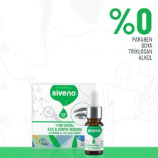 Siveno %100 Doğal Kaş ve Kirpik Serumu Bitkisel Yoğunlaştırıcı Canlandırıcı Yoğun Bakım Yağı Vegan 10 ml X 2 Adet