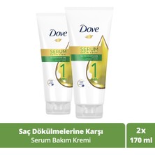 Dove 1 Minute Serum Saç Bakım Kremi Saç Dökülmelerine Karşı 170 ml X2 Adet