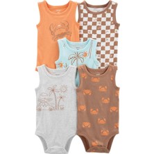 Carter's Layette Erkek Bebek 5'li Body Set