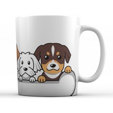 Tildamugs Sevimli Şirin Köpekli Kupa Bardak