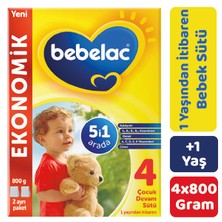 Bebelac 4 Devam Sütü 800 gr 4'lü Paket