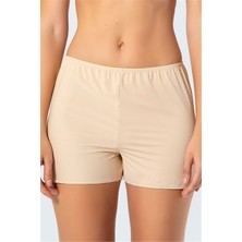 Türen 904 Kadın Jüpon Mikro Şort -Ten